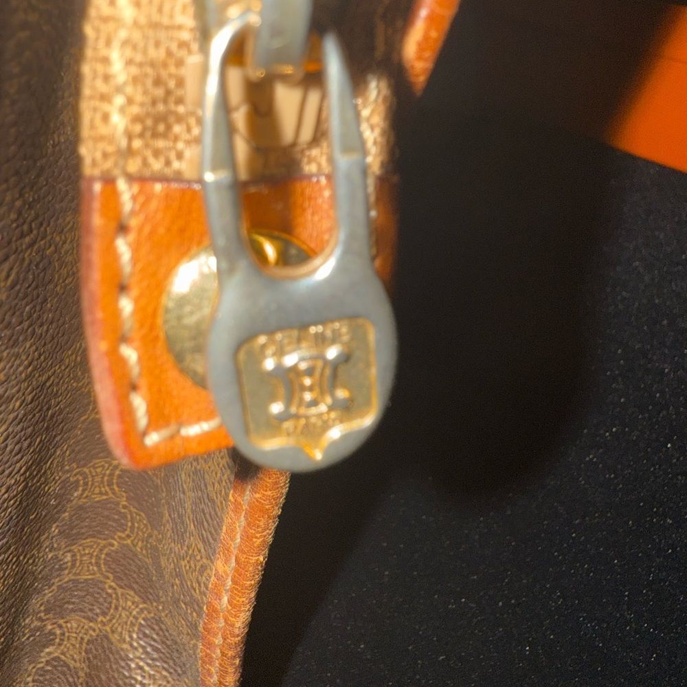 Celine Brown Leather wristlet - Picture 6 of 9
